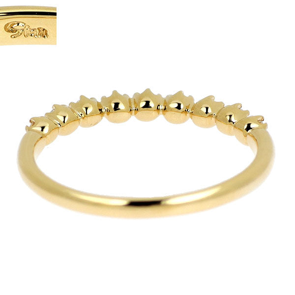 スタージュエリー K18YG ダイヤモンド リング 0.12ct