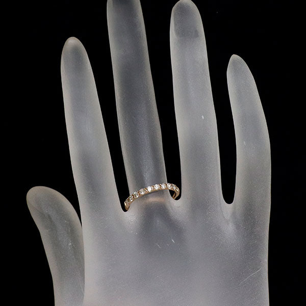 K18PG ダイヤモンド リング 0.30ct ハーフエタニティ