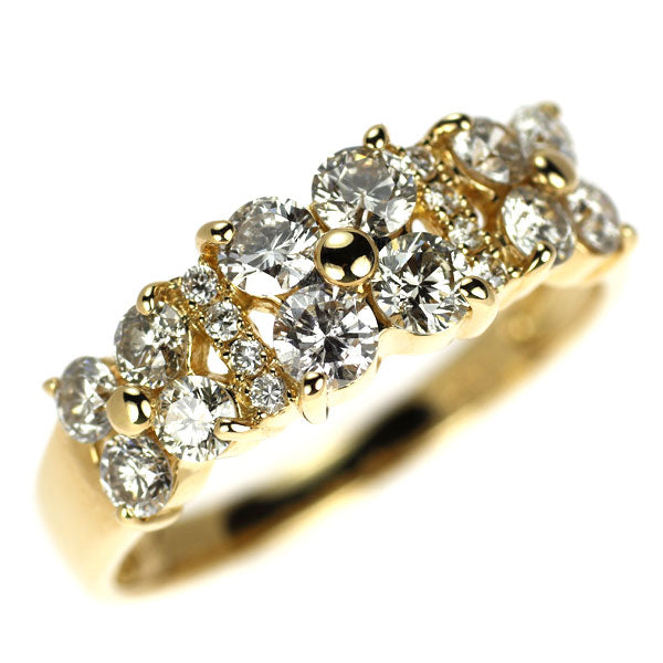 K18YG ダイヤモンド リング 1.00ct