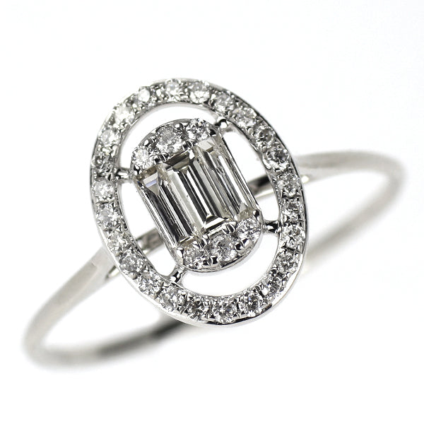 K18WG ダイヤモンド リング 0.25ct