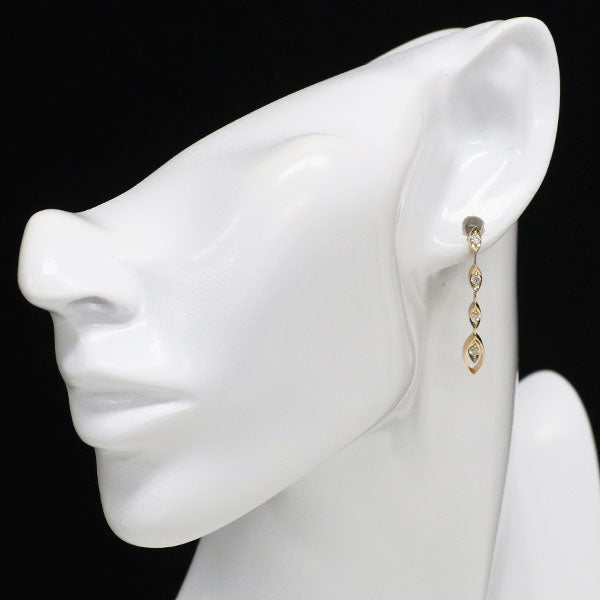 K18YG/PG ダイヤモンド ピアス 0.30ct — セルビーオンラインストア