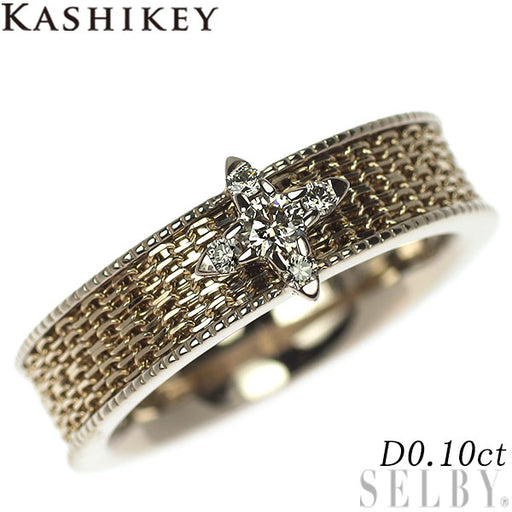 カシケイ/Kashikey K18BG ブラウンダイヤモンド リング 0.10ct