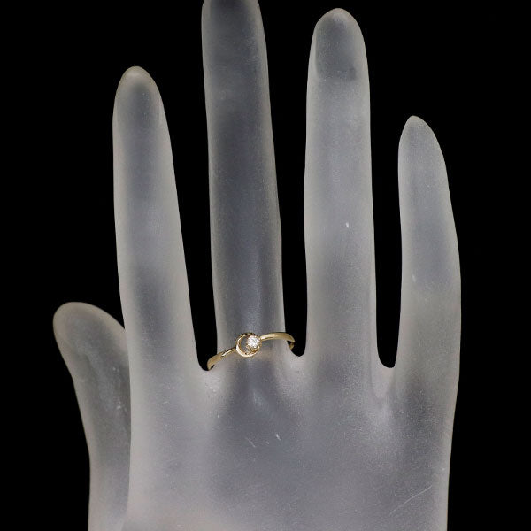 K10YG ダイヤモンド リング 0.05ct