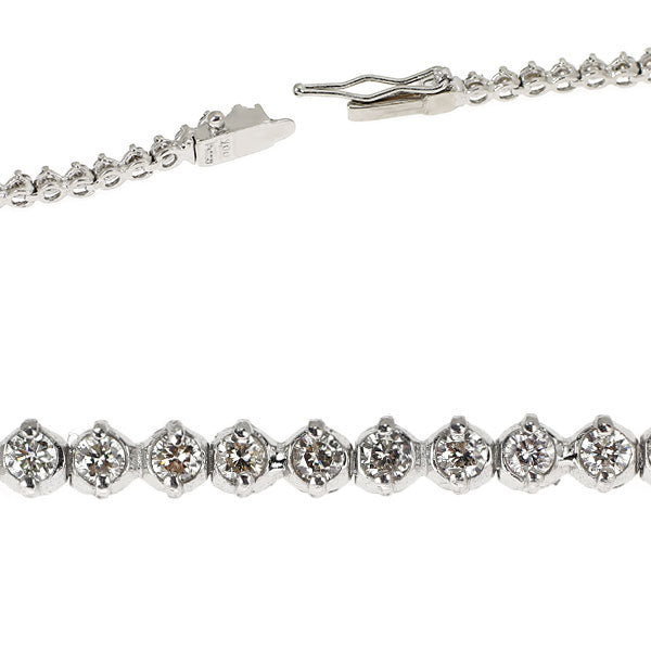 Pt850 ダイヤモンド テニス ブレスレット 1.00ct