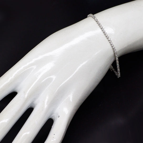 Pt850 ダイヤモンド テニス ブレスレット 1.00ct