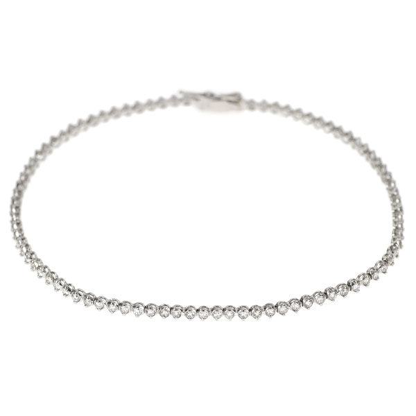 Pt850 ダイヤモンド テニス ブレスレット 1.00ct