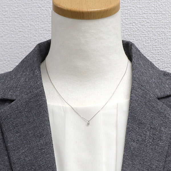 Pt900/Pt850 ダイヤモンド ペンダントネックレス 0.05ct