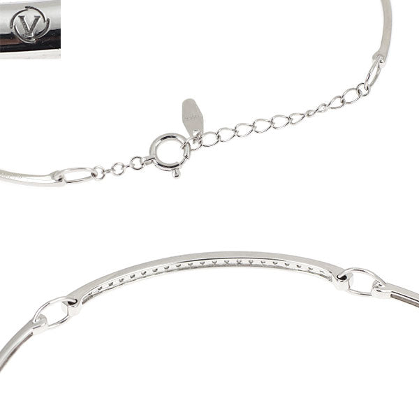 ローズヴィフ K18WG ダイヤモンド ブレスレット 0.16ct