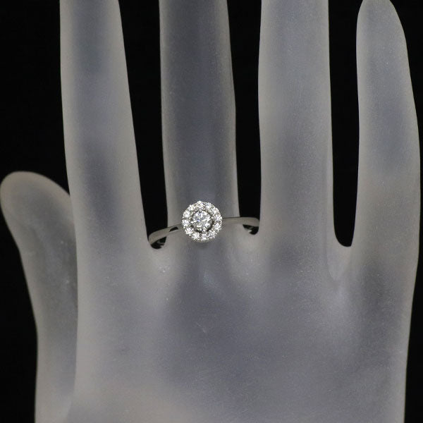 フォーエバーマーク Pt900 ダイヤモンド リング 0.18ct D0.11ct センターオブマイユニバース
