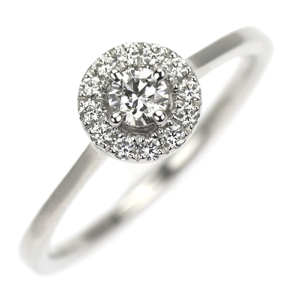 フォーエバーマーク Pt900 ダイヤモンド リング 0.18ct D0.11ct センターオブマイユニバース