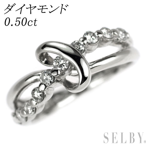 Pt900 ダイヤモンド リング 0.50ct