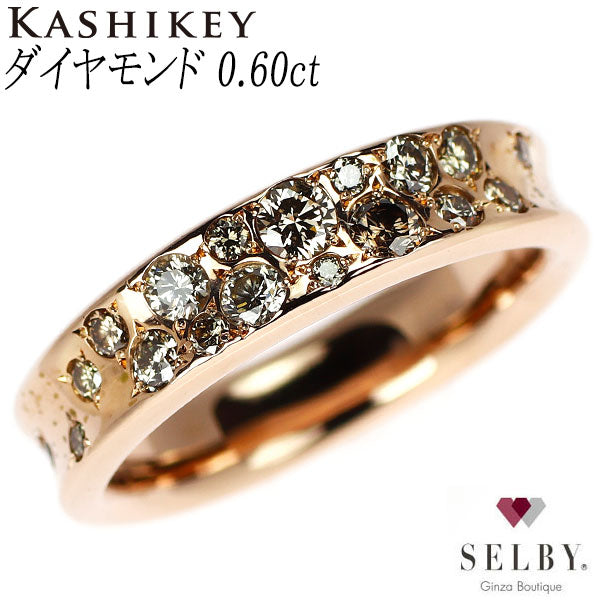 カシケイ K18PG ダイヤモンド リング 0.60ct メランジェ 《セルビー銀座店》【中古】