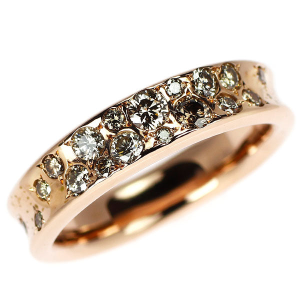 カシケイ K18PG ダイヤモンド リング 0.60ct メランジェ 《セルビー銀座店》【中古】