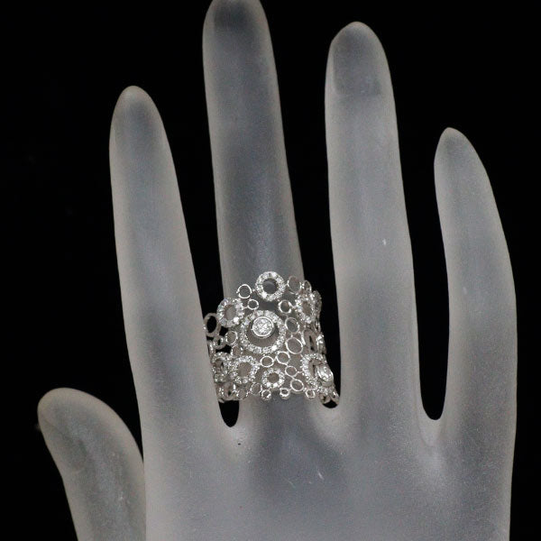 K18WG ダイヤモンド リング 1.00ct