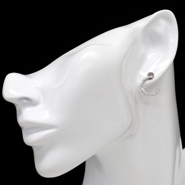 K18WG ダイヤモンド ピアス 0.50ct