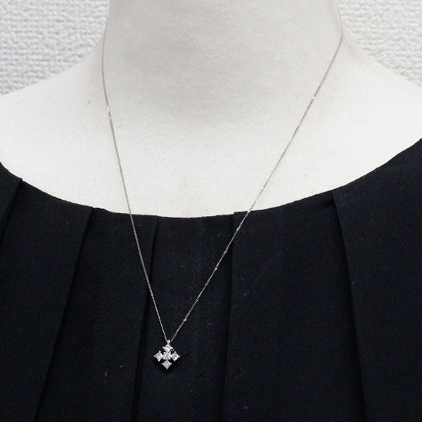 Pt900/ Pt850 ダイヤモンド ペンダントネックレス 0.507ct