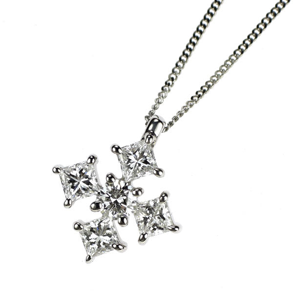 Pt900/ Pt850 ダイヤモンド ペンダントネックレス 0.507ct