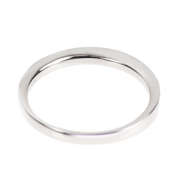 Pt900 エメラルド ダイヤモンド リング 0.08ct D0.15ct ハーフエタニティ