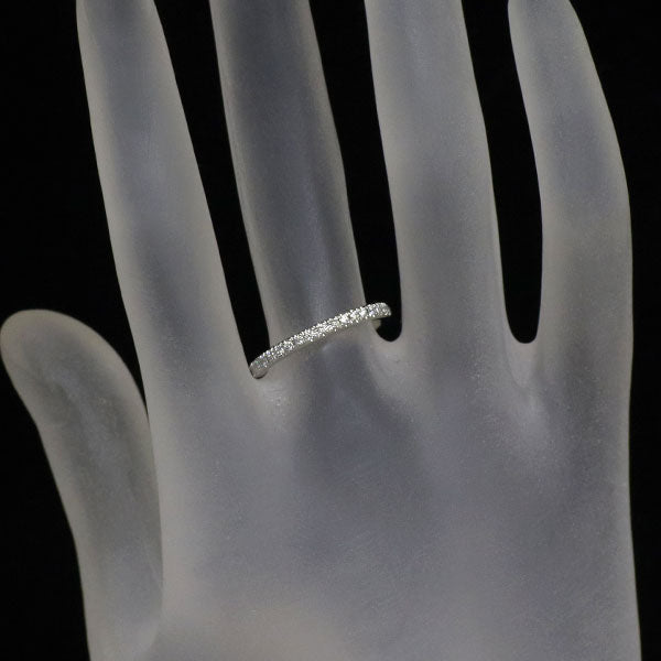 ミキモト Pt950 ダイヤモンド リング 0.12ct ハーフエタニティ