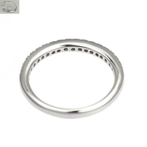 ミキモト Pt950 ダイヤモンド リング 0.12ct ハーフエタニティ