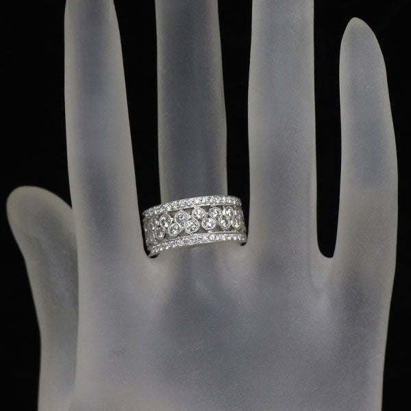 K18WG ダイヤモンド リング 0.95ct