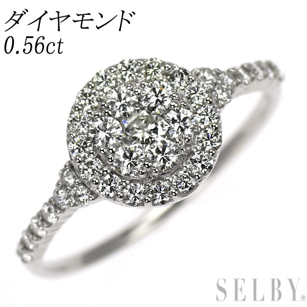 Pt900 ダイヤモンド リング 0.56ct — セルビーオンラインストア