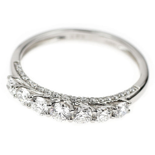 Pt900 ダイヤモンド リング 0.80ct 一文字 — セルビーオンラインストア