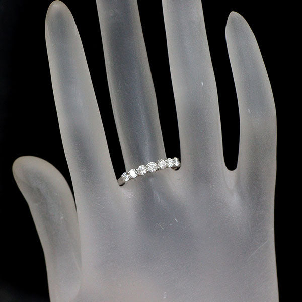 Pt900 ダイヤモンド リング 0.80ct 一文字