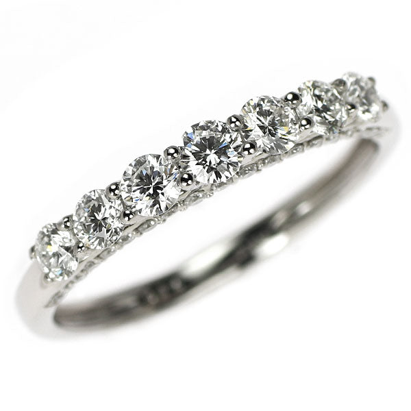 Pt900 ダイヤモンド リング 0.80ct 一文字 — セルビーオンラインストア