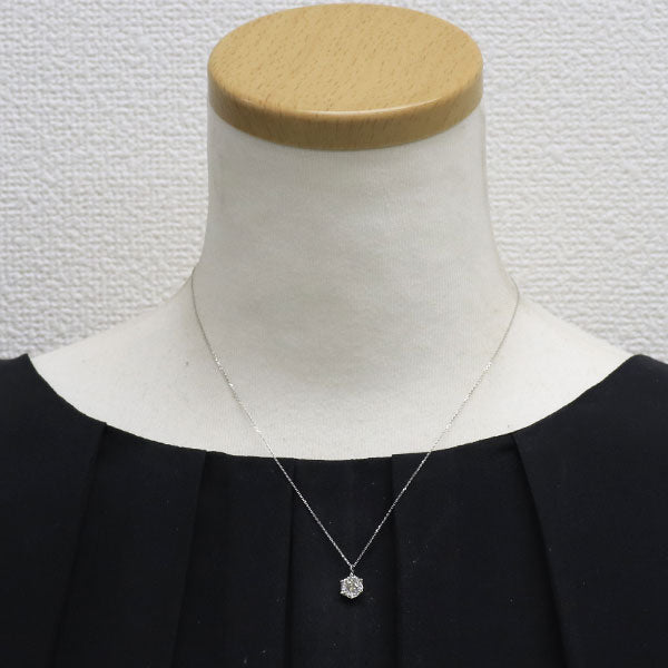 Pt900/ Pt850 ダイヤモンド ペンダントネックレス 0.31ct