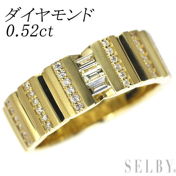 K18YG ダイヤモンド リング 0.52ct