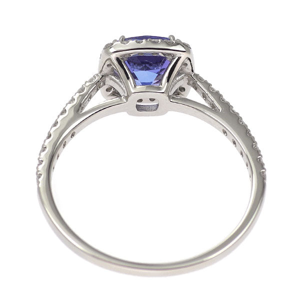 Pt900 タンザナイト ダイヤモンド リング 1.05ct D0.25ct