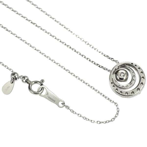 ヴァンドーム青山 Pt950/ Pt850 ダイヤモンド ペンダントネックレス 0.180ct D0.23ct