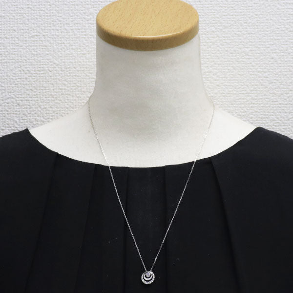 ヴァンドーム青山 Pt950/ Pt850 ダイヤモンド ペンダントネックレス 0.180ct D0.23ct