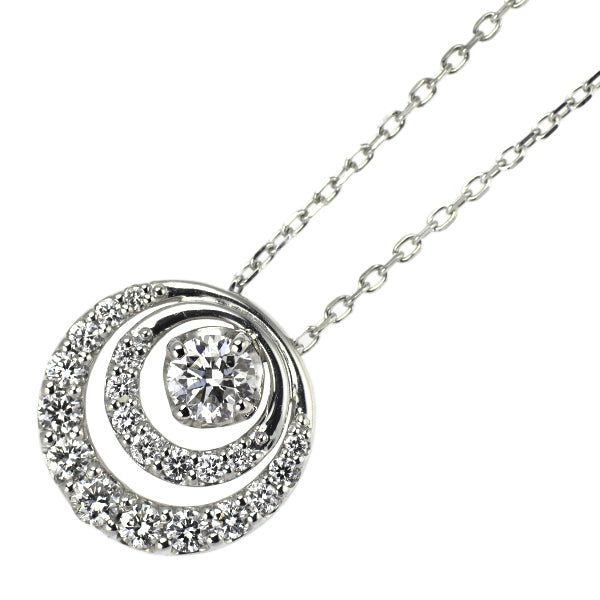 ヴァンドーム青山 Pt950/ Pt850 ダイヤモンド ペンダントネックレス 0.180ct D0.23ct