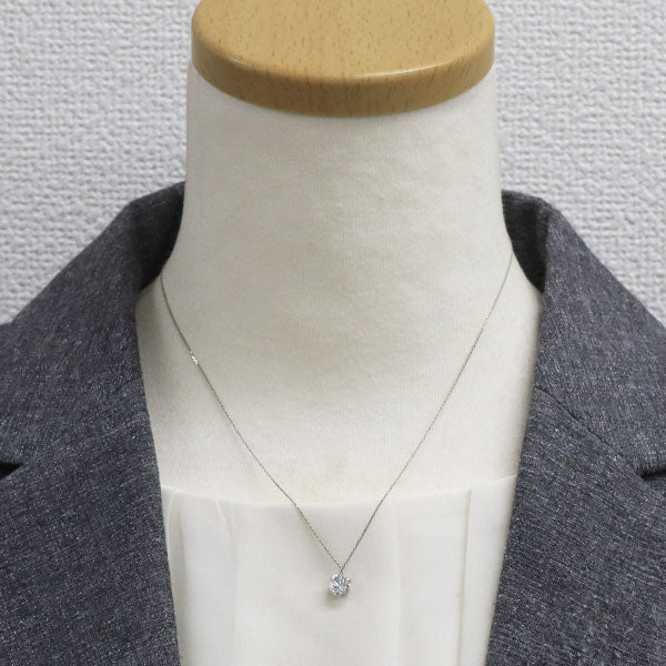 新品 Pt900/ Pt850 ダイヤモンド ペンダントネックレス 1.035ct F I1 Fair