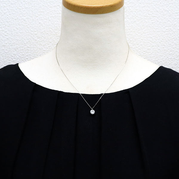 新品 Pt900/ Pt850 LDH ダイヤモンド ペンダントネックレス 1.00ct G I1 Fair