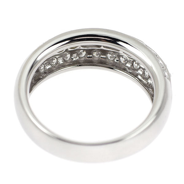 Pt900 天然イエローダイヤモンド リング 0.18ct D0.67ct