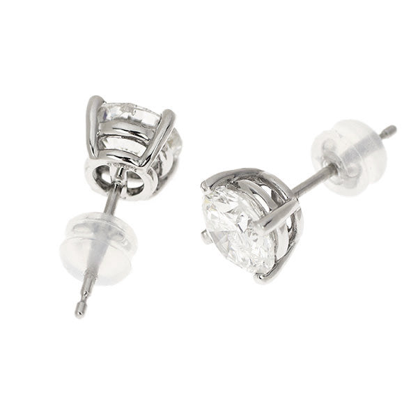 新品 Pt950/ Pt900 ダイヤモンド ピアス 3.122ct I/J I1 VG/G