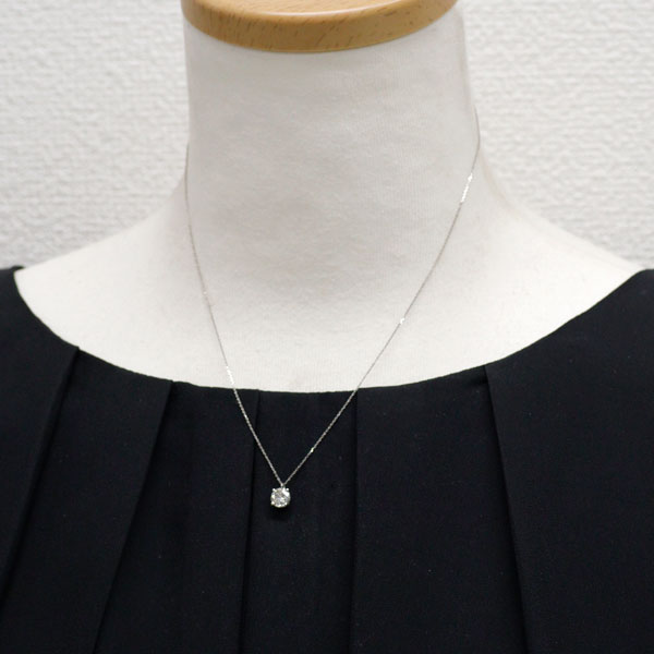 新品 Pt950/ Pt850 LDH ダイヤモンド ペンダントネックレス 1.016ct I SI2 Poor