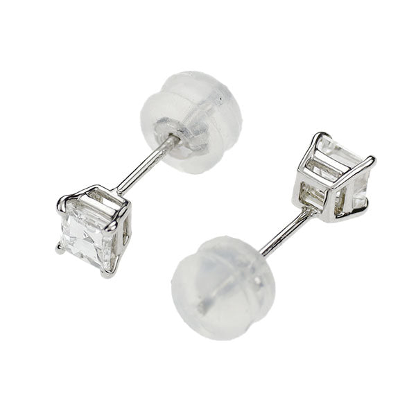 新品 Pt900 カレカット ダイヤモンド ピアス 0.489ct E/F VS1