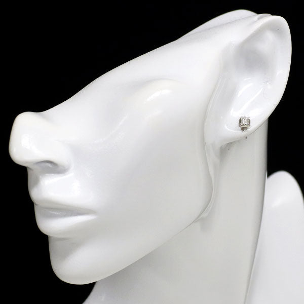 新品 Pt900 バケットカット ダイヤモンド ピアス 0.675ct E/F VS1