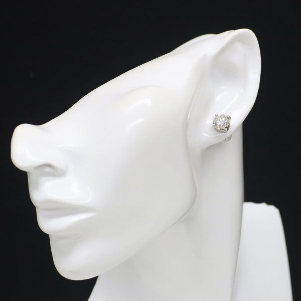 新品 Pt900/ Pt950 ダイヤモンド ピアス 4.106ct I I1-2 Fair