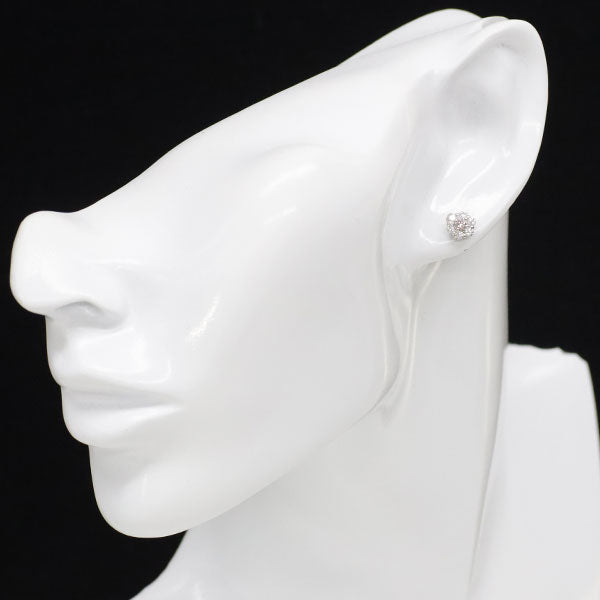 新品 希少 Pt900/ Pt950 天然ストレートピンク ダイヤモンド ピアス 0.145ct FP SI2 D0.46ct