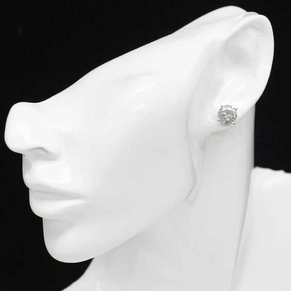 新品 Pt900/ Pt950 片側LDH ダイヤモンド ピアス 5.251ct I I2-3 VG/Fair