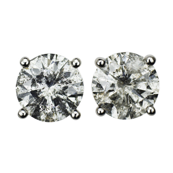 新品 Pt900/ Pt950 片側LDH ダイヤモンド ピアス 5.251ct I I2-3 VG/Fair