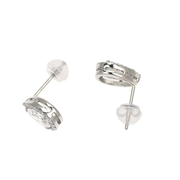 新品 Pt950/ Pt900 ペアシェイプ ダイヤモンド ピアス 1.01ct D IF D0.20ct 【エスコレ】