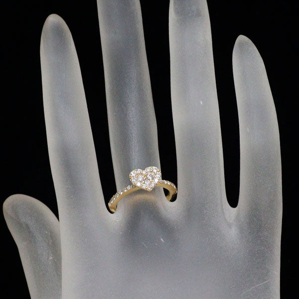ポンテヴェキオ K18YG ダイヤモンド リング 0.48ct ハート