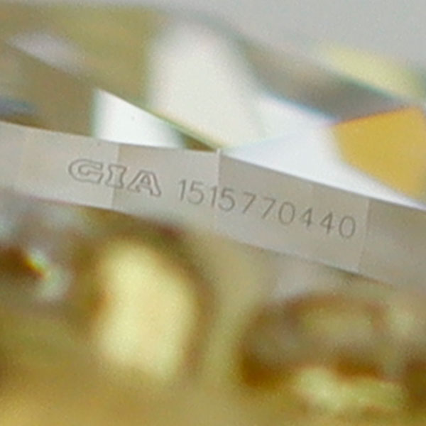 新品 K18YG 最高級ハートシェイプダイヤモンド リング 0.31ct D IF D0.28ct 希少石 レアストーン【エスコレ】