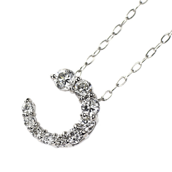 K18WG ダイヤモンド ペンダントネックレス 0.20ct